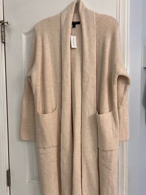 Long-Line Open Cardigan Banana Republic XS